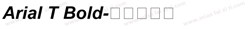 Arial T Bold字体转换